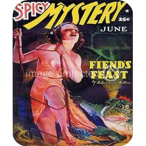  Feinds Feast Spicy Mystery Stories Vintage Pulp MOUSE PAD 