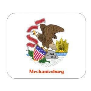  US State Flag   Mechanicsburg, Illinois (IL) Mouse Pad 