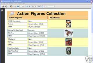   and classify your personal collections or commercial inventories