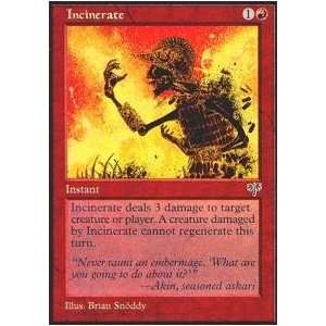  Magic the Gathering   Incinerate   Mirage Toys & Games