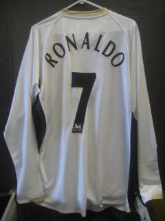 NWT Manchester United Ronaldo Player Issue LS Jersey XL  
