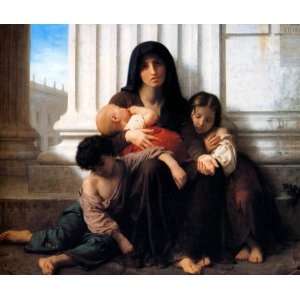  MOTHER CHILDREN INDIGENT FAMILY CHARITY BY BOUGUEREAU 