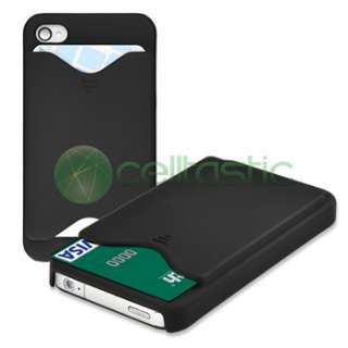 Hard Case Skin+Charger+Privacy Protector for Apple iPhone 4S 4 G 