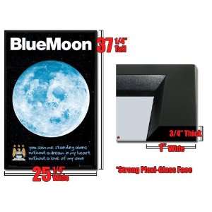  Framed Manchester City Football Club Poster Blue Moon 