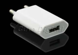 New EU USB Power Adapter Charger For Iphone 4G Ipod White  
