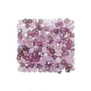 72 Purple Mix Swarovski Crystal Bicone Beads 5301 6mm 