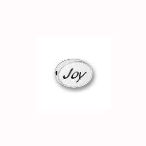  Charm Factory CFP3 Pewter Joy Message Bead: Arts, Crafts 