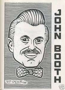 Magician John Booth collectibles 70 items with autograph, columns 