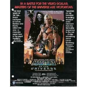 Masters of the Universe Movie Poster (11 x 17 Inches   28cm x 44cm 