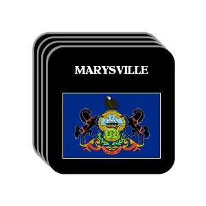 US State Flag   MARYSVILLE, Pennsylvania (PA) Set of 4 Mini Mousepad 