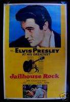 JAILHOUSE ROCK * 40X60 MOVIE POSTER 1957 ELVIS PRESLEY  