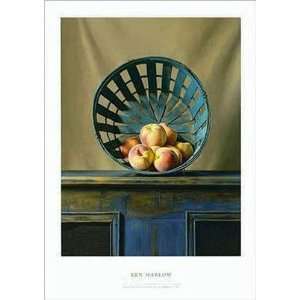  White Peaches Finest LAMINATED Print Ken Marlow 20x28 