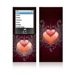  Apple iPod Nano 4G Decal Skin   Double Hearts: Everything 