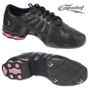 Capulet Pro Flex Low Top Dance Sneaker in Black/Pink  