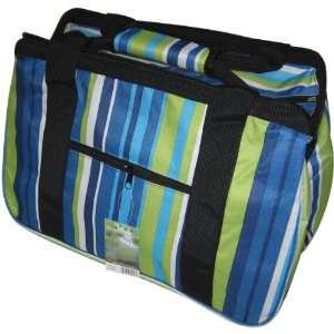  JanetBasket Blue Stripes Eco Bag Arts, Crafts & Sewing