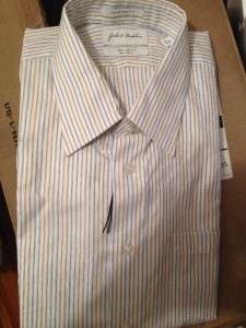   50 John W.  Striped Traditional Fit Button Down Shirt 17 / 34