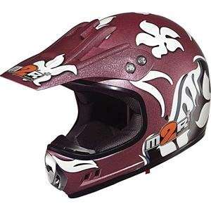  M2R SX Pro Helmet   2006   X Large/Pink/White Flower 