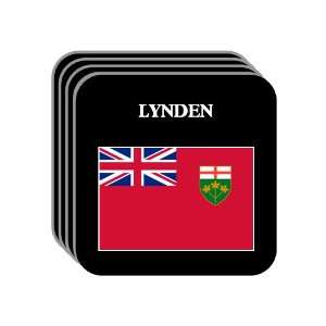  Ontario   LYNDEN Set of 4 Mini Mousepad Coasters 