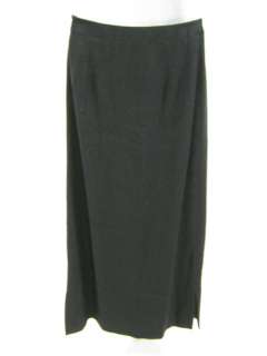 NWOT LIDA BADAY Charcoal Gray Long Straight Skirt Sz. 6  