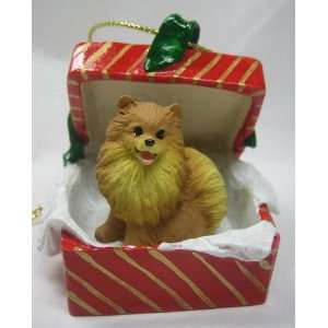   Christmas Gift Box Ornament   Love Pomeranian Holiday Gift: Everything