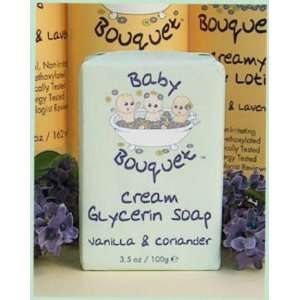  Cream Glycerin Soap, Vanilla & Coriander 3.5 oz 3.50 