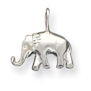  Sterling Silver Elephant Pendant Jewelry