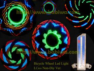 Genuine Bicycle Spoke Light Hot Cool Kaleidoscope wheel (LC16 Series 