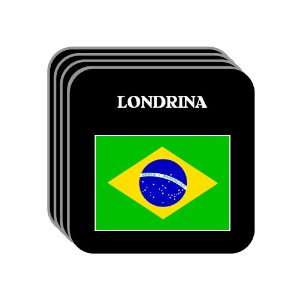 Brazil   LONDRINA Set of 4 Mini Mousepad Coasters 