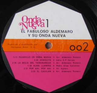 ALDEMARO ROMERO Y SU ONDA NUEVA LATIN JAZZ VENEZUELA LP  
