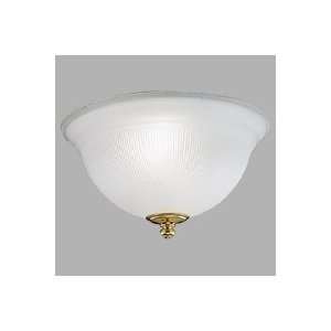  Ribbed Etched Glass Ceiling Light Electric Ballast