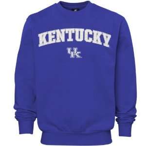 Kentucky Wildcats Royal Blue Arch Logo Classic Fleece Sweatshirt 