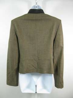 KRIZIA Brown Long Sleeve Button Down Jacket Blazer 42  