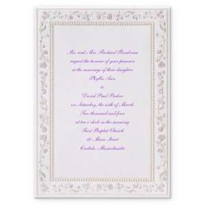  Roses and Pearls Wedding Invitations: Health & Personal 