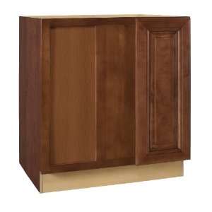 All Wood Cabinetry BBCU39R LCB Lexington Right Hand Maple Cabinet, 30 
