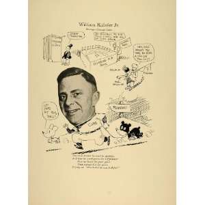  1923 Print William Killefer Jr. Chicago Cubs Baseball 