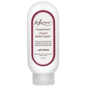  LaLicious Peppermint Whipped Body Soap 8 oz (Quantity of 3 