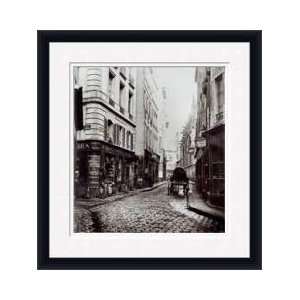Rue Saintseverin From The Rue De La Harpe Paris 185878 Framed Giclee 