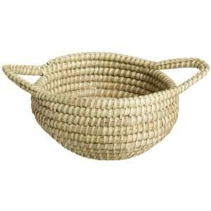  The Container Store Sea Grass Basket with Handles