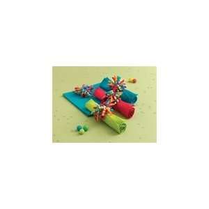  Curly Party Ribbon Napkin Rings Set/4: Home & Kitchen