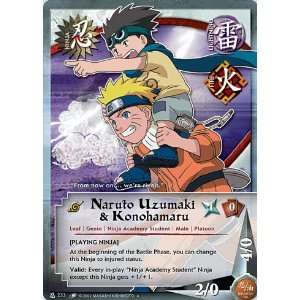   Power N 233 Naruto Uzumaki & Konohamaru Uncommon Card Toys & Games