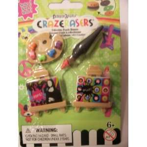  CrazErasers Collectible Erasers ~ Amazing Artists (Series 