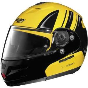 Nolan Motorrad N103 N Com Sports Bike Motorcycle Helmet   Cab Yellow 