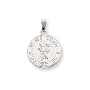   plated St. Christopher Medal Necklace   24 Inch   JewelryWeb: Jewelry