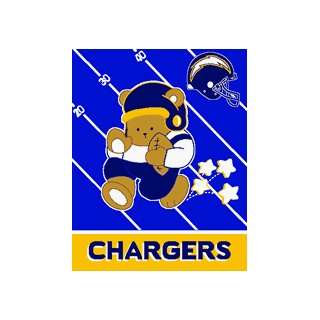   NFL San Diego Chargers Baby Afghan / Throw Blanket: Sports & Outdoors