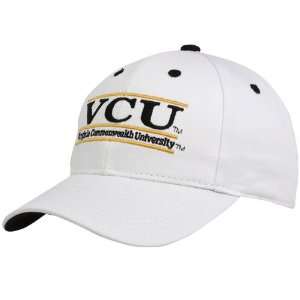  The Game VCU Rams White 3 Bar Team Adjustable Hat Sports 