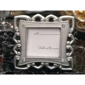 Wedding Favors Stylish silver place card frame favor (Set 