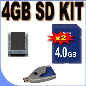  Two 4GB SD Secure Digital Memory Cards BigVALUEInc 