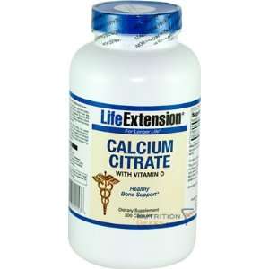   Calcium Citrate w/Vitamin D, 300 Capsule