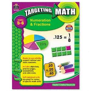   Math, Numeration & Fractions, Grade 5 6, 112 Pages
