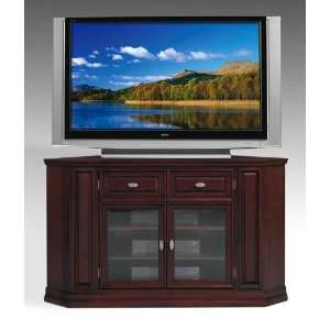   Furniture 86236   Espresso 62 Wide x 36 High Corner TV Stand Console